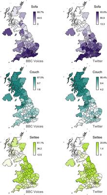 Mapping Lexical Dialect Variation in British English Using Twitter
